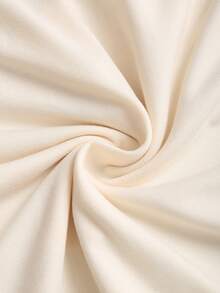 Sweetra 新款春夏女式时尚高街修身露背休闲舒适T恤 - 杏色 - 查看 3