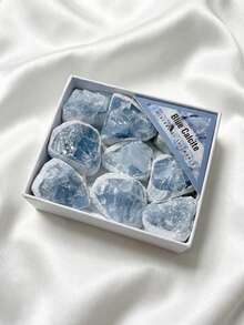 Cirelle Natural Raw Calcite Crystal Stones Set - Rough Healing Crystals For Meditation, Reiki & Home Decor - Multicolor - View 3