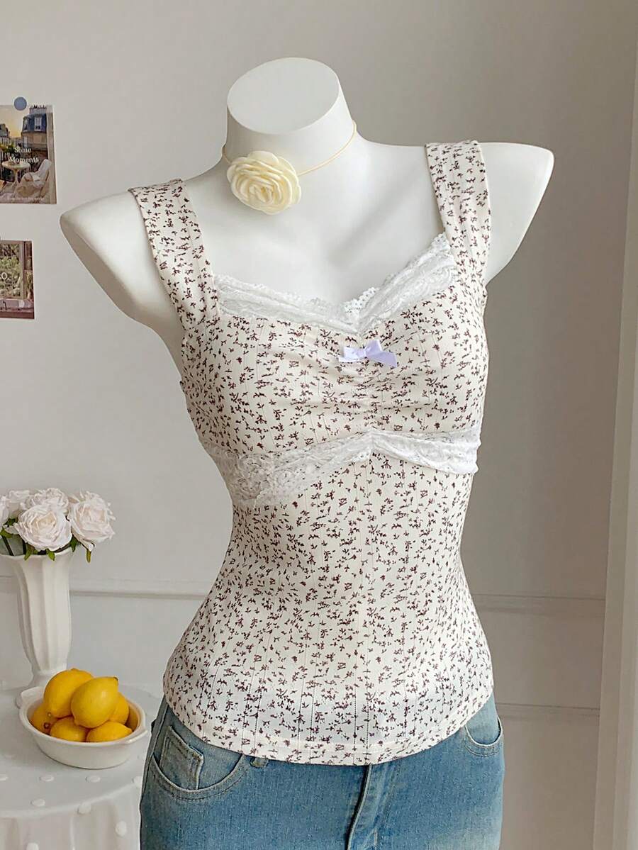 Comfortcana 2026新款夏季服装/夏季上衣/春季女装/冬季服装/女士冬季服装/女士节日服装/复活节上衣/派对上衣/女士优雅沙滩泳衣/沙滩装/婚礼/母亲毕业礼服/优雅/女士休闲衬衫/女士度假装/运动裤/女士运动短裤/女士正装/奢华/Y2K上衣/女士职业装/乡村音乐会服装/亮片/流苏/荷叶边/波点/花朵/图案/豹纹/白色上衣/蕾丝上衣 - 黃色 - 查看 1