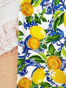 SHEIN Bộ áo liền quần không tay dáng rộng ống rộng họa tiết hoa nhí cho bé gái - Nhiều màu - Xem 5