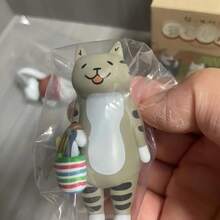 Joivida 1件猫咪蔬菜市场可爱创意小型手工微景观桌面办公桌摆件，是圣诞节、万圣节、情人节、新年和生日礼物的最佳选择。 - 萌貓 - 查看 8