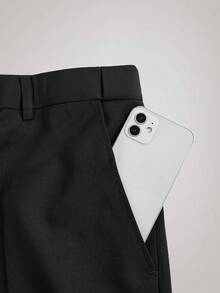 Officeau Bộ vest nam Caelus 3 món dáng ôm, trang trọng, thích hợp cho công việc/sự kiện xã hội, đám cưới chú rể, gồm áo khoác, quần và áo vest. - màu đen - Xem 9