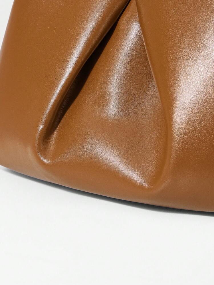 LADIES HANDBAG, EXQUISITE METAL HAND-HELD, SIMPLE COMMUTING VERSATILE