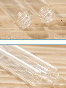 20pcs Refillable Mini Perfume Spray Bottles, Transparent Cosmetic Essence Liquid Storage Containers With Spray Pump (10ML) - Clear - View 7