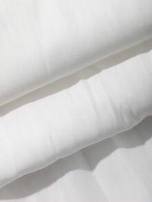 Livesso Women's Solid Color Waist Ruffle Hem Wide Leg Pants - White - View 7