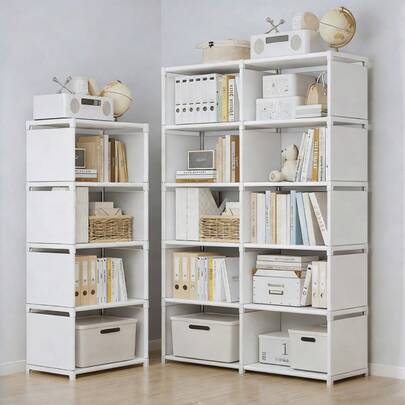 1 estantería/armario cúbico multifuncional pequeño a mediano, de 32,28 pulgadas / 16,14 pulgadas de ancho, estantería de almacenamiento independiente con estantería, perfecto para muebles de dormitorio o sala de estar, opción ideal para Navidad o Acción de Gracias.