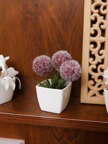 1 chậu/bộ 6 cây xương rồng mini nhân tạo, thích hợp trang trí phòng khách, bàn ăn, bệ cửa sổ, bàn học, quà tặng Ngày của Mẹ, trang trí tiệc cưới. - Nhiều màu - Xem 2