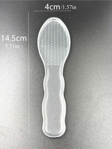 1 件装纳米玻璃去角质指甲锉重型手动足部磨砂器去角质表面无需电源便携式老茧去除器修脚美甲工具家用 - 彩色 - 查看 9