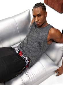 Rest Era Men's Casual Comfortable Undershirt - Dark Grey - View 1