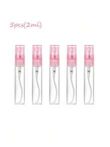 5/10/20PCS 2ml 3ml 5ml Refillable Portable Card Spray Bottle With Protective Case Leak Proof Mini Travel Size Empty Dispenser For Perfume Hand Sanitizer Cosmetic Liquid Home Office Commute Beauty Essential Gadget Gift Idea Travel Accessory - Multicolor - View 26