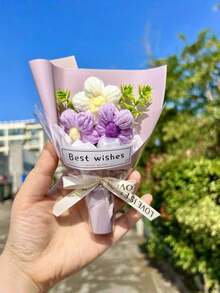 One Mini Artificial Flower, Comes With A Gift Bag, Perfect For Valentine's Day, Mother's Day, Or As A Souvenir. - Multicolor - View 6
