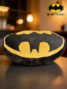 BATMAN X POKOJA LAND 1個柔軟蝙蝠造型靠墊，適用於床、沙發或露營，易於手洗，適合情人節、生日或週年紀念送給家人的貼心禮物 - 彩色 - 查看 4