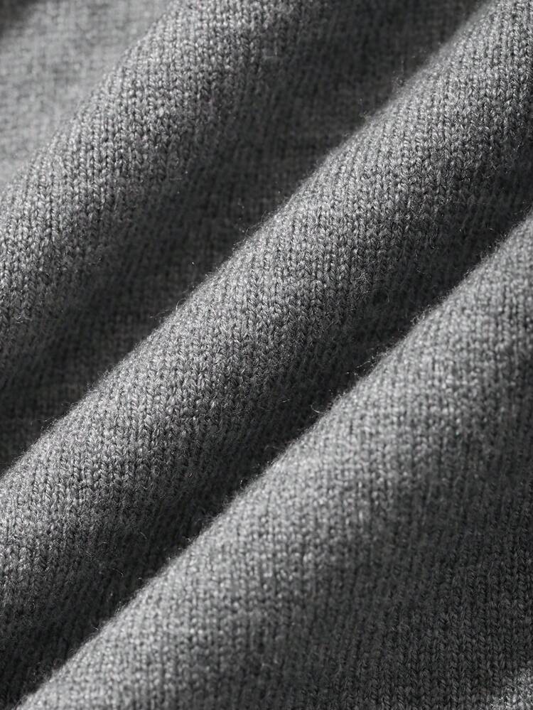 Women's Off-Shoulder Bodycon A-Line Dress, Elegant Knit Sweater Dress For Commuting, Spring & Summer