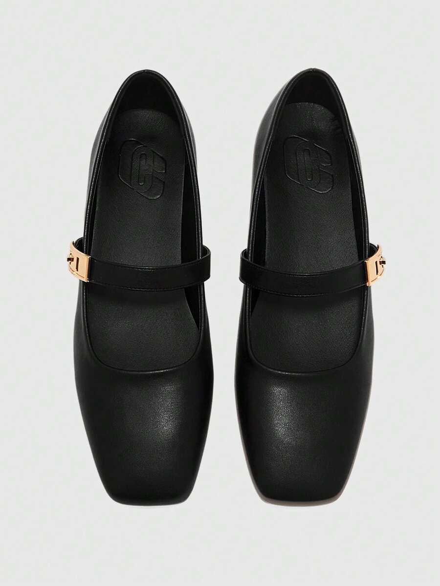 CUCCOO BIZCHIC 女士时尚平底鞋 - 黑色 - 查看 1