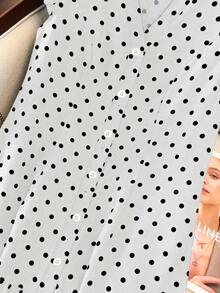GlowEve CURVE Lässiges Kleid in Große Größen mit V-Ausschnitt, elegant & modisch, geeignet für den täglichen Gebrauch, Urlaub, Hochzeit, Party, bequem & schmeichelhaft - Weiss - Übersicht 5