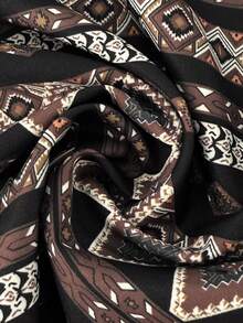 SHEIN CURVE+ 女士无缝高腰提臀塑身内裤 - 黑色 - 查看 10