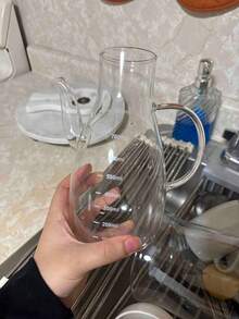 1 个重型玻璃油壶 - 防漏厨房必备，带刻度，多用途瓶，可盛装食用油、酱油和醋，耐用调味料容器，家用 - 彩色 - 查看 12