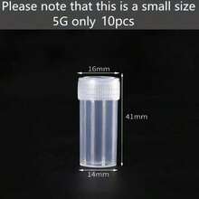 Mini Plastic Containers 0.17oz & 0.24oz - Perfect For Beads, Jewelry Storage, Crafts & Pharmaceuticals, Jewelry Making Bead Organizer, Small Capacity - Multicolor - View 16