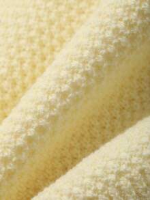 Livesso 女士黄色V领无袖针织上衣，春夏款 - 黃色 - 查看 7