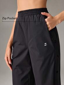 OutZeal 女士运动裤 徒步日常休闲速干弹力口袋慢跑裤 运动裤 - 藏蓝色 - 查看 5