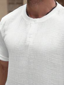 VENTUSAIL Conjunto de camisas casuales de algodón para hombre, vacaciones - Multicolor - Ver 5