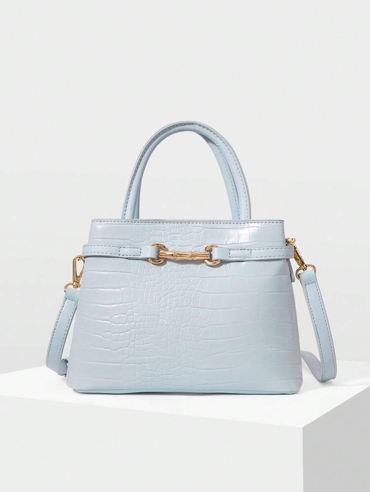 FASHION ALLIGATOR PATTERN HANDBAG