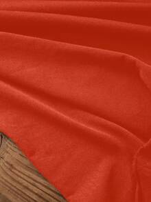 SHEIN LUNE 女士休闲箔片太阳神与蝴蝶瑜伽背心，适合春夏穿着，休闲百搭 - 亮橙色 - 查看 3