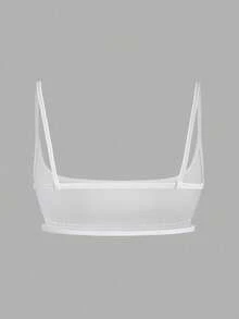 Sweetra Women's Summer Solid Color Simple Daily Wear Camisole - White - View 3
