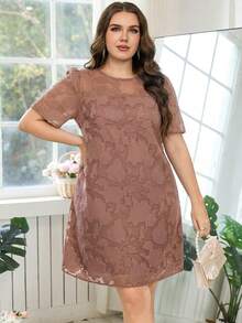 Reflora Vestido casual de con estampado floral para mujer de talla Zanzea, nuevo vestido de llegada para mujer de talla, vestido casual Zanea para mujer, vestido de vera - Rosa - Ver 6