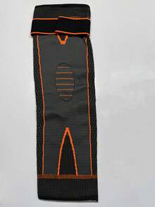 1pc Striped Pattern Knee Pad Gym - Orange - View 7