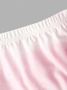 Bộ đồ 2 món cho bé gái tuổi teen, họa tiết hoa, kiểu dáng bất đối xứng gồm áo và chân váy ngắn. - Hồng - Xem 4