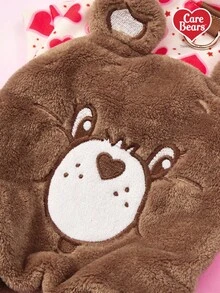 Care Bears X PETSIN 1 bộ quần áo cho thú cưng, thêu hình gấu bông trái tim màu nâu, bộ áo liền quần dày dặn ấm áp cho bốn chân, có vòng chữ D để dễ dàng mang vào, thích hợp cho mèo và chó vào mùa thu đông. - màu nâu - Xem 5