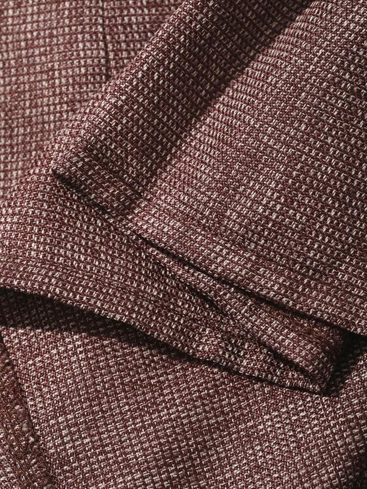 Dazy Plus Square Collar Fitted Short Sleeve Jacket, Casual Versatile Commuting Solid Color Waist Cinched Plus Size Women Spring/Summer Short Top