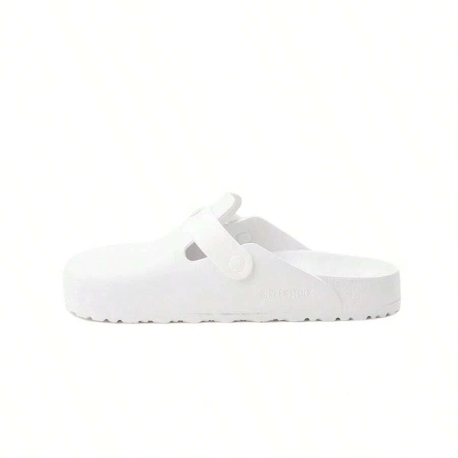 Birkenstock 波士顿 EVA 吸汗透气轻便纯色易洗多功能户外日常女式白色 127133 - 白色 - 查看 1