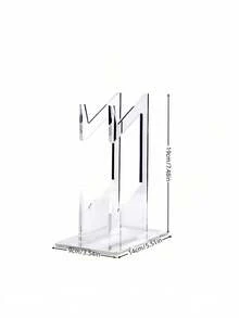 Suporte universal de dupla camada para fone de ouvido e controle de jogos, em plástico resistente, preto, para mesa, organizador de periféricos, economiza espaço, ideal para casa, escritório e jogos. - Multicolorido - Ver 7