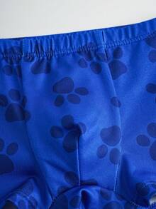 SHEIN | PAW Patrol 一套男童卡通印花背心和短裤内衣套装 - 藍白色 - 查看 6