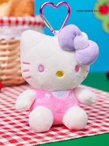 HELLO KITTY AND FRIENDS | POKOJA LAND 1個 4英吋粉色鑰匙圈，坐姿絨毛吊飾，可愛卡通角色鑰匙配件，有趣包包吊飾 & 車內裝飾，日常搭配飾品，完美的節日生日禮物 - 彩色 - 查看 5