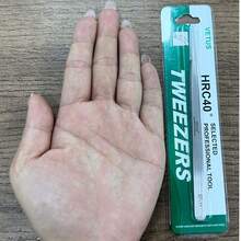 1支 Vetus ST 系列银色尖头镊子，不锈钢直头和弯头镊子，适用于睫毛嫁接，可选型号：ST-10/11/12/14/15/16/17 - 銀色 - 查看 13
