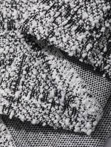 DAZY Bộ áo sơ mi tay ngắn cổ vải họa tiết cho bé trai - Đen và trắng - Xem 3