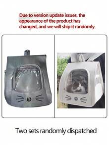 1 ba lô đựng thú cưng bằng vải Oxford, cửa sổ trong suốt thoáng khí, phù hợp cho chó/mèo nhỏ đến 5,5kg, dây đeo vai kép, xách tay, dung tích lớn, ba lô đựng thú cưng di động. - Nhiều màu - Xem 13
