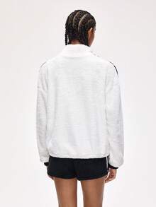 Rest Era 女士舒适抓绒拉链休闲家居服套装 - 彩色 - 查看 2