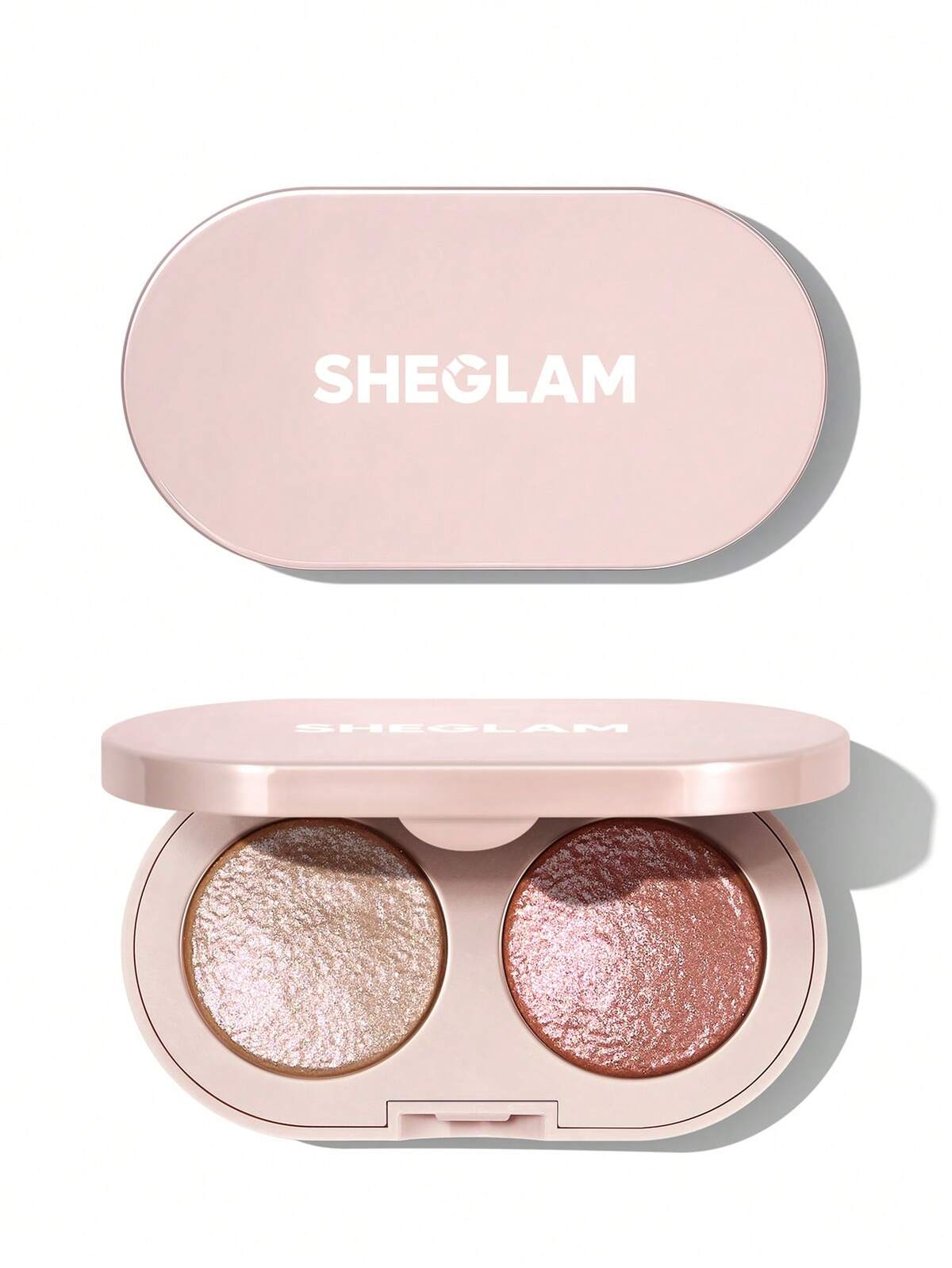 Prismalight Baked Gelee Eyeshadow Duo-02 Prism Echo Brand Beauty Makeup Face Paint Cosmetic For Women Girls Perfect For Spring Summer Ideal For Y2K Fancy Fashion Suitable For Birthday Mother'S Day Gift Rave Party Ready Best Color