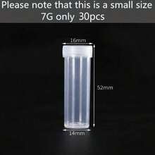 Mini Plastic Containers 0.17oz & 0.24oz - Perfect For Beads, Jewelry Storage, Crafts & Pharmaceuticals, Jewelry Making Bead Organizer, Small Capacity - Multicolor - View 13