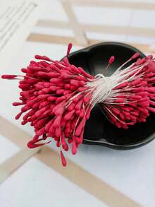 1 pieza Estambre de flor artificial de 2,36 pulgadas de doble cabeza, sin batería, adecuado para bodas, Navidad, arreglos florales, costura DIY, decoración floral, flores artificiales, decoración de bodas y manualidades - Decoración floral para el hogar Manualidades navideñas, decoración elegante necesaria Ideal para coser, decoraciones de boda y manualidades - Materiales de decoración del hogar y accesorios de costura. - Multicolor - Ver 18