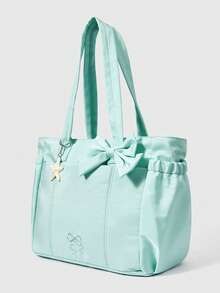 ROMWE Kawaii Túi tote nữ, màu hồng - Màu xanh Bạc hà - Xem 2