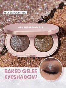 SHEGLAM Prismalight Baked Gelee 雙色眼影-05 Starlight Veil 品牌 美容 化妝 化妝品 適合女性與女孩 完美搭配夏季春季 Y2K 時尚 流行 生日 母親節禮物 假期 派對準備就緒 最佳顏色 - 彩色 - 查看 1