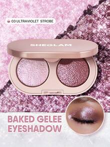 SHEGLAM Prismalight Baked Gelee 雙色眼影-03 Ultraviolet Strobe 品牌 美容 化妝 化妝品 適合女性與女孩 完美搭配夏季春季 Y2K 時尚 流行 生日 母親節禮物 假期 派對準備就緒 最佳顏色 - 彩色 - 查看 1