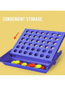 Classic 4 In A Row Board Game, Connect Four Game, Fun Party Game, Multiplayer Battle Game For Entertainment - Multicolor - View 3