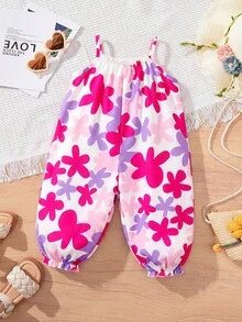 Travachic KIDS Newborn Baby Girl Cute Casual Vacation Romper - Pink - View 4