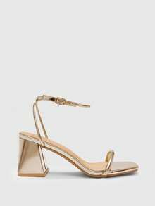CUCCOO BIZCHIC Women's Fashion High Heel Sandals Summer Shoes - Gold - View 2